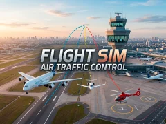 Spil Flight Sim Air Traffic control online