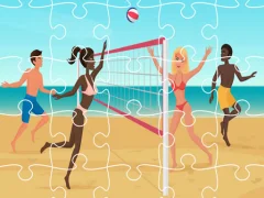Spil Beach Volleyball Jigsaw online
