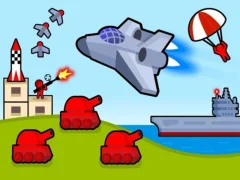 Spil Bomber Plane: 2D Air Strike online