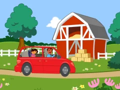 Spil Dora The explorer Dora's Ride-Along Animal Photo Adventure online