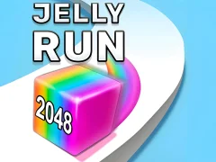 Spil Jelly Run 2048 online