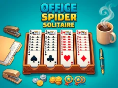 Spil Office Spider Solitaire online