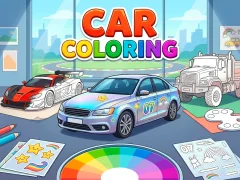 Spil Car Coloring online