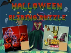 Spil Halloween Sliding Puzzle online