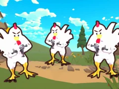 Spil Chicken shooter io online