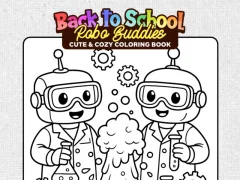 Spil Back to School: Robot Coloring Book online