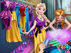 Spil Ice Kingdom Wardrobe Cleaning online