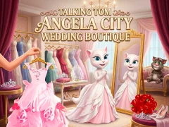 Spil Talking Tom Angela City Wedding Boutique online