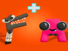Spil Merge Alphabet: 2D Run online