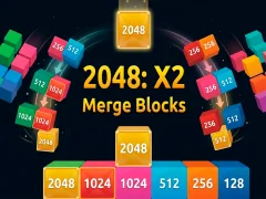 Spil 2048 X2 Merge Blocks online
