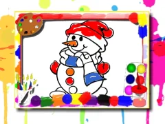 Spil Winter Coloring Book online