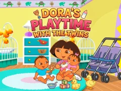Spil Dora the Explorer Dora's Playtime with the Twins online