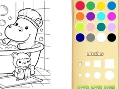Spil Cozy Friends Coloring Book for Kids online