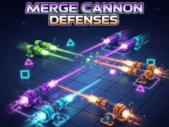Spil Merge Cannon Defenses online