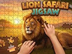 Spil Lion Safari Jigsaw online