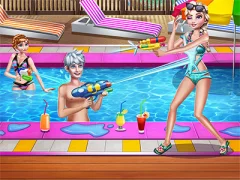 Spil Sisters Pool Party online