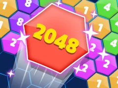 Spil Block Hexa Merge 2048 online