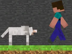 Spil Steve and Wolf online