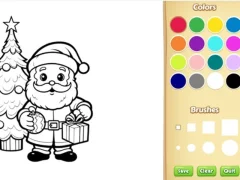 Spil Christmas Coloring Book For Kids online