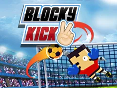 Spil Blocky Kick 2 online