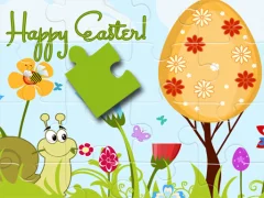 Spil Happy Easter Puzzle online