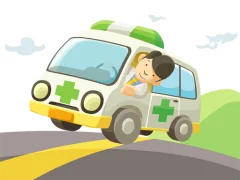Spil Cartoon Ambulance online