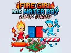 Spil Fire Girl and Water Boy Candy Forest online