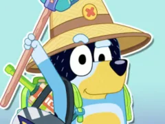 Spil Jigsaw Puzzle: Bluey Happy Father's Day online