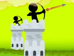 Spil Stickman Archer Castle online