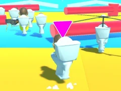 Spil Fall Boys Skibidi Toilet online