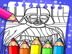 Spil Darth Vader Coloring Book online