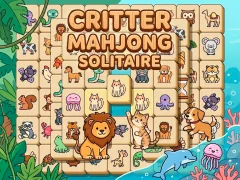 Spil Critter Mahjong Solitaire online