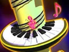 Spil Ball Jump Piano Tile online