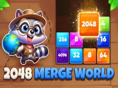 Spil 2048 Merge World online