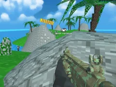 Spil Blocky Combat SWAT Desert Storm Zombie online