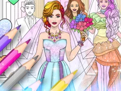 Spil Wedding Coloring Dress Up online