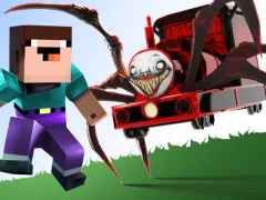 Spil Noob vs Spider Train online