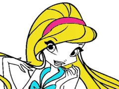 Spil Winx Coloring book online