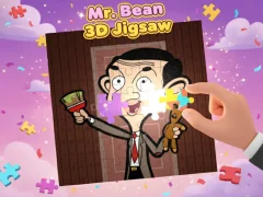 Spil Mr. Bean 3D Jigsaw online