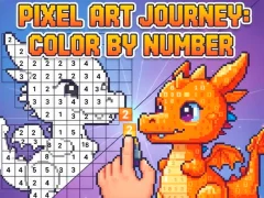 Spil Draw picture by numbers Pixel Art online