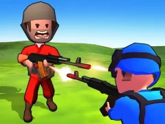 Spil Little Commander. Red vs Blue online