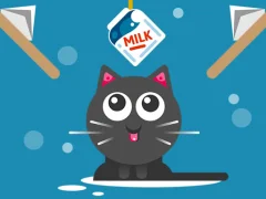 Spil The Cat Drink Milk online
