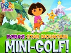Spil Dora The explorer Dora's Star Mountain Mini-Golf online