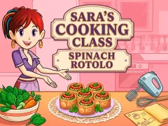 Spil Sara’s Cooking Class Spinach Rotolo online