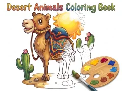 Spil Desert Animals Coloring Book online