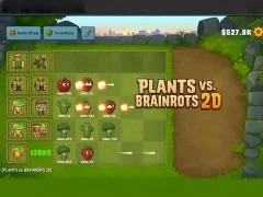 Spil Plants vs Brainrots 2D online