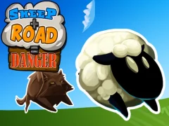 Spil Sheep + Road u003d Danger online