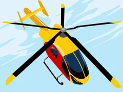 Spil Dangerous Helicopter Jigsaw online