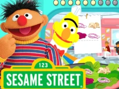 Spil 123 Sesame Street: Super Salad Diner online