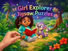 Spil Girl Explorer Jigsaw Puzzles online